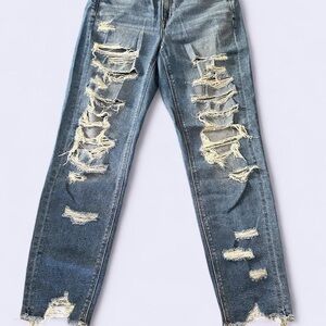American Eagle Outfitters Distressed Blue Jeans